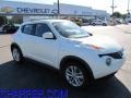 2011 White Pearl Nissan Juke S AWD  photo #1