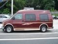  1998 Chevy Van G10 Passenger Conversion Dark Carmine Red Metallic