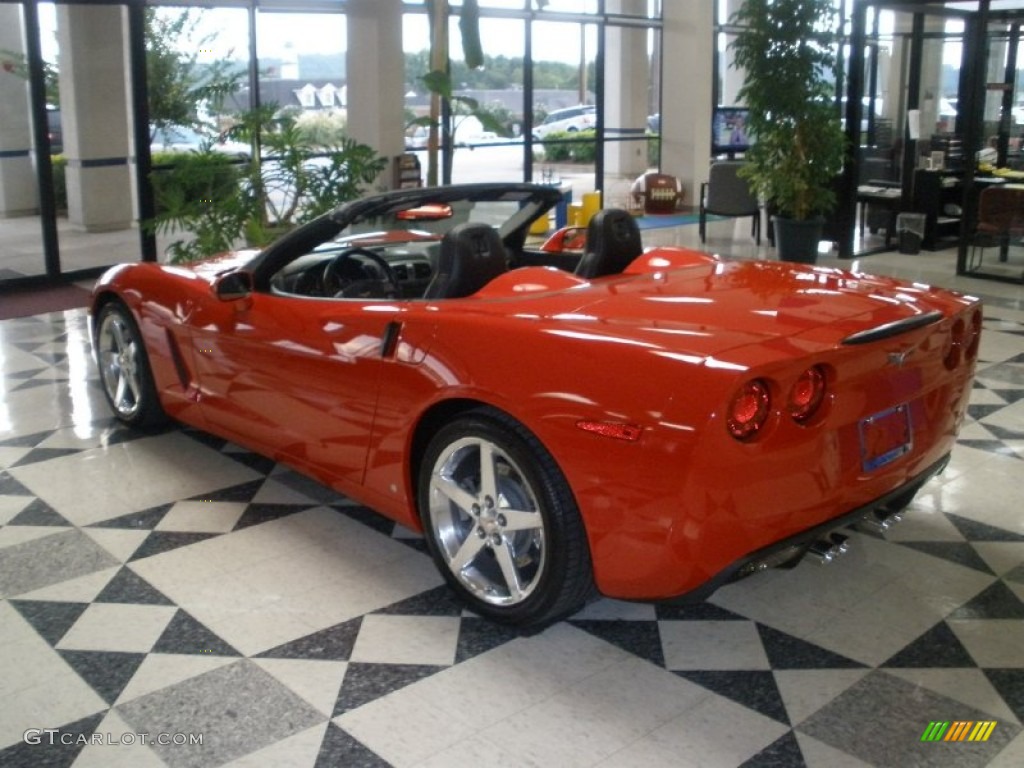 2006 Corvette Convertible - Victory Red / Ebony Black photo #3