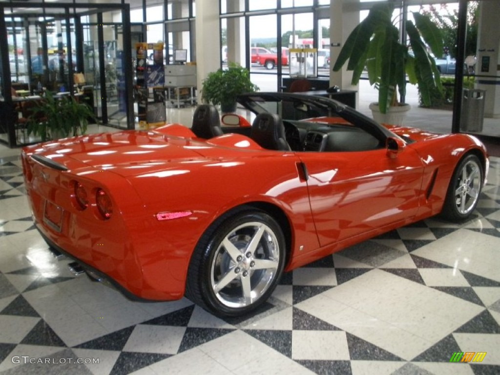 2006 Corvette Convertible - Victory Red / Ebony Black photo #5
