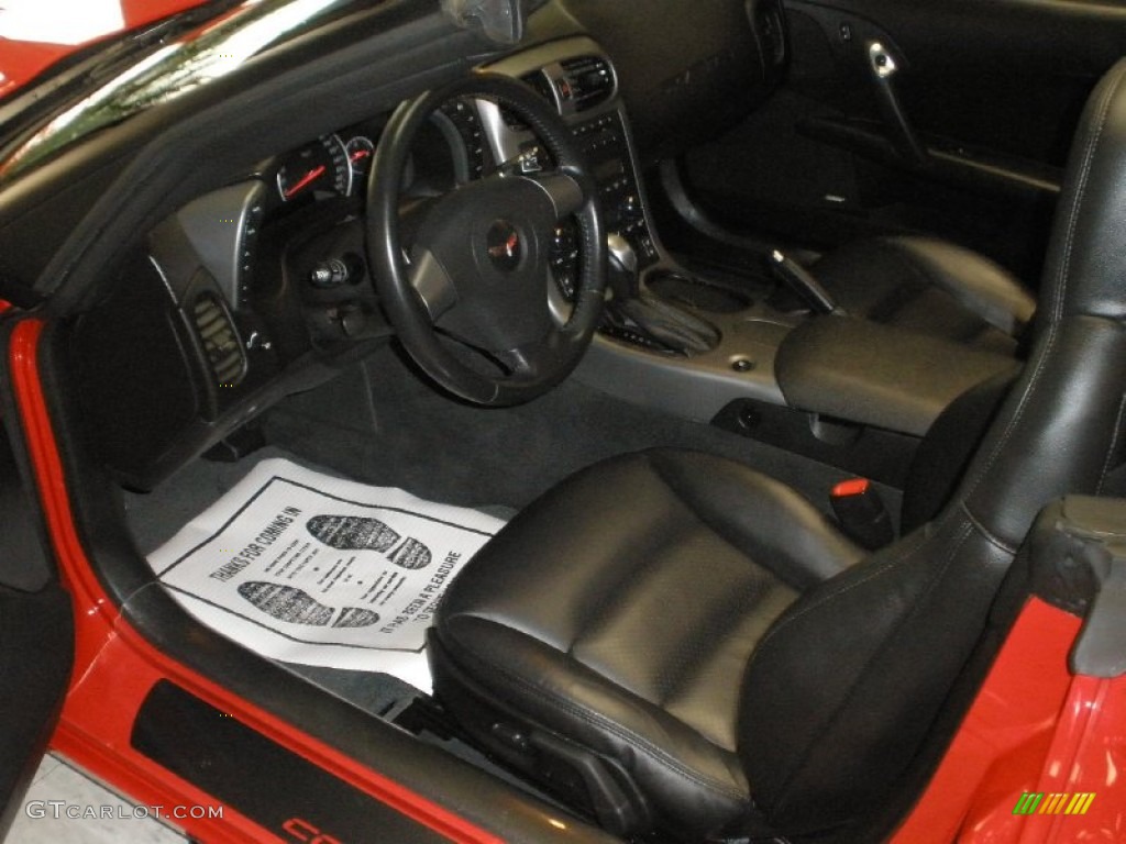 2006 Corvette Convertible - Victory Red / Ebony Black photo #6