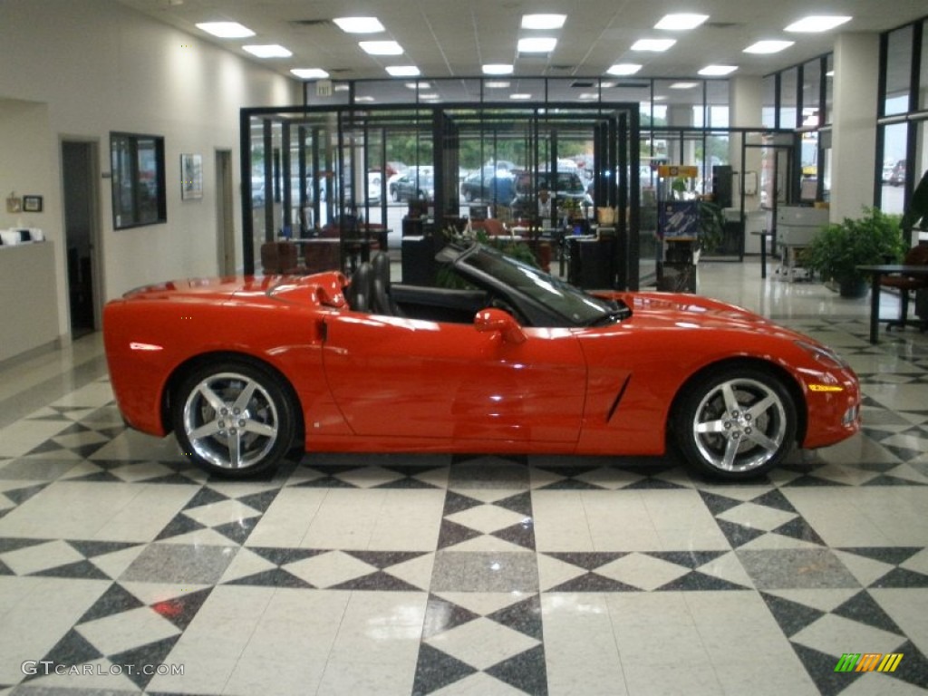 2006 Corvette Convertible - Victory Red / Ebony Black photo #10