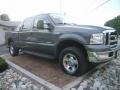 2006 Dark Shadow Gray Metallic Ford F250 Super Duty Lariat Crew Cab 4x4  photo #10