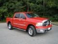 2010 Flame Red Dodge Ram 1500 Big Horn Crew Cab 4x4  photo #1