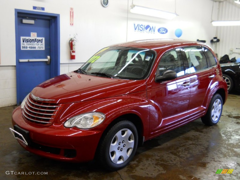 2007 PT Cruiser  - Inferno Red Crystal Pearl / Pastel Slate Gray photo #1