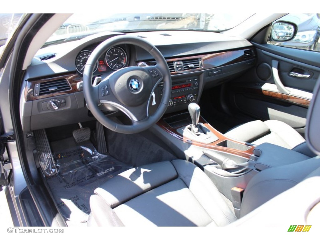 2011 3 Series 328i Coupe - Space Gray Metallic / Black photo #10