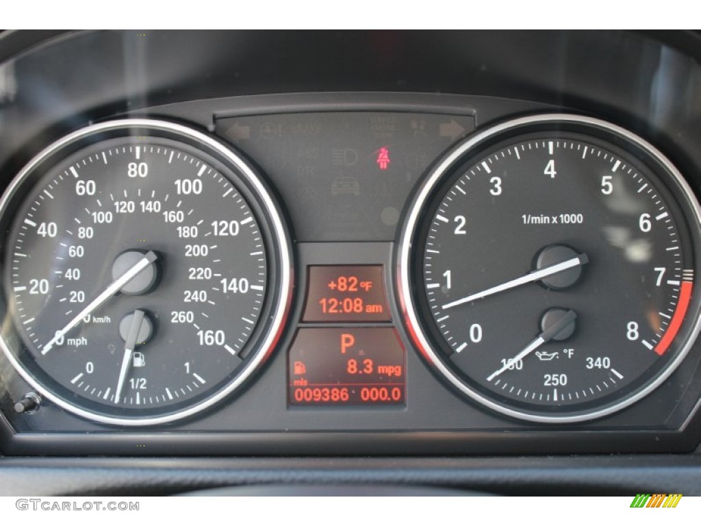 2011 3 Series 328i Coupe - Space Gray Metallic / Black photo #17