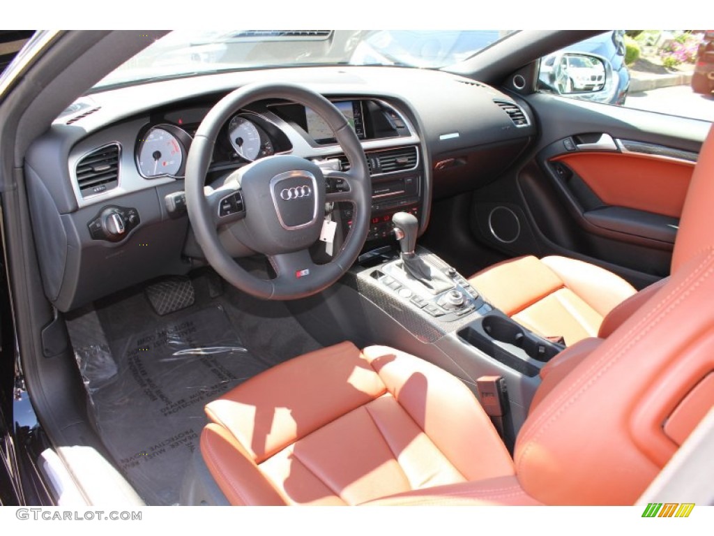 Tuscan Brown Silk Nappa Leather Interior 2010 Audi S5 4.2 FSI quattro Coupe Photo #52905639