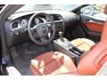 Tuscan Brown Silk Nappa Leather Prime Interior Photo for 2010 Audi S5 #52905639