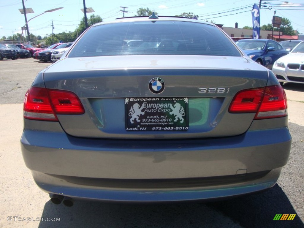 2007 3 Series 328i Coupe - Space Gray Metallic / Black photo #10