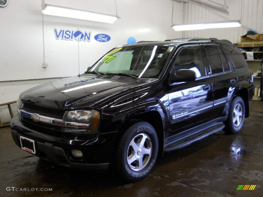 2002 TrailBlazer LS 4x4 - Onyx Black / Dark Pewter photo #1