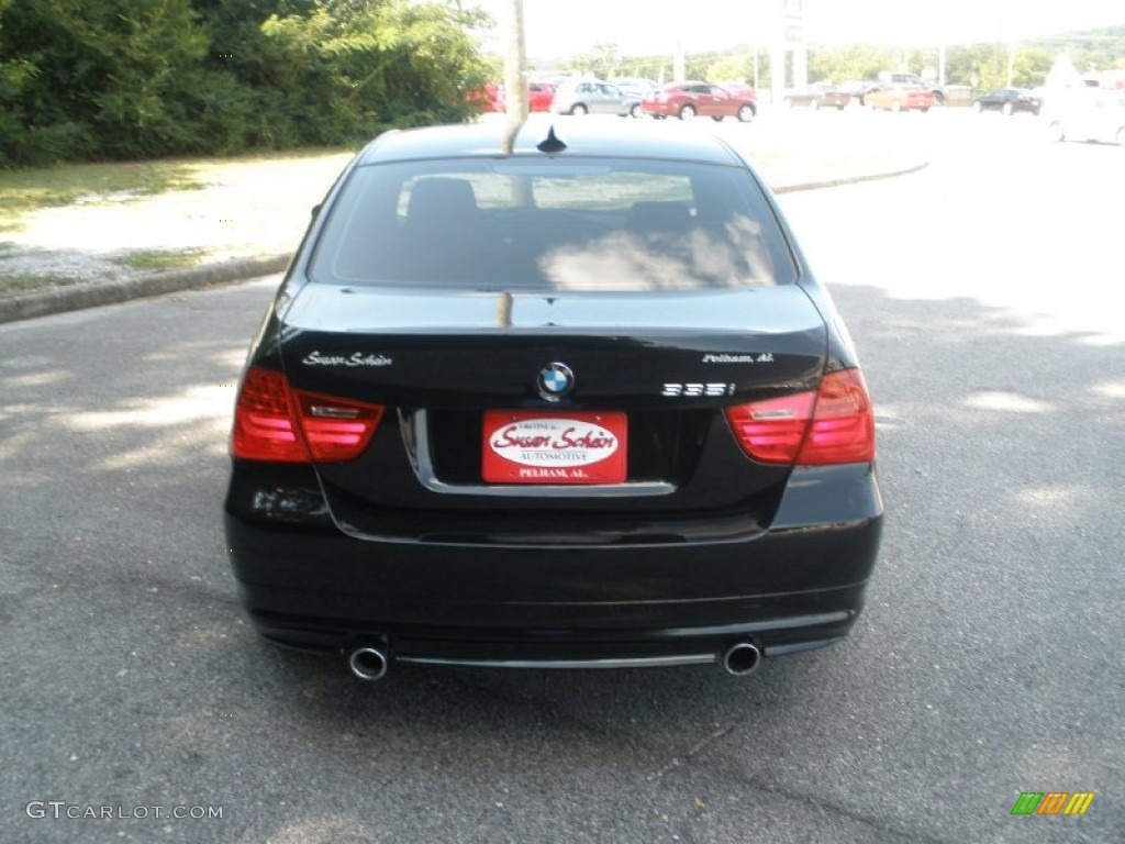 2010 3 Series 335i Sedan - Jet Black / Black photo #10