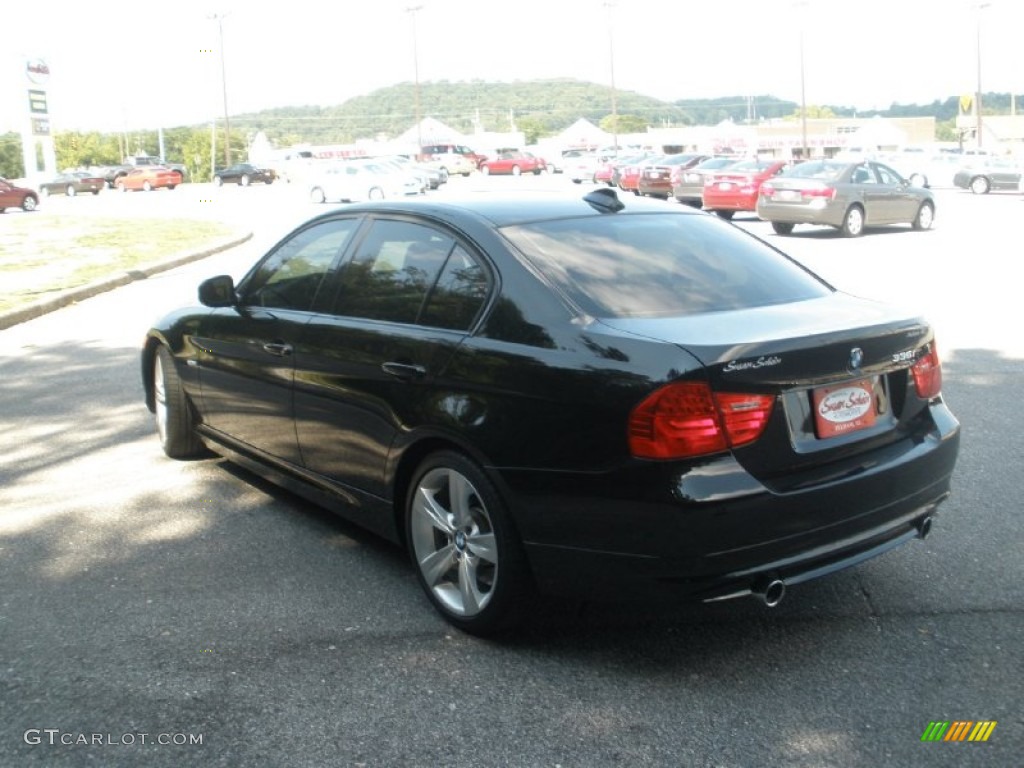 2010 3 Series 335i Sedan - Jet Black / Black photo #11