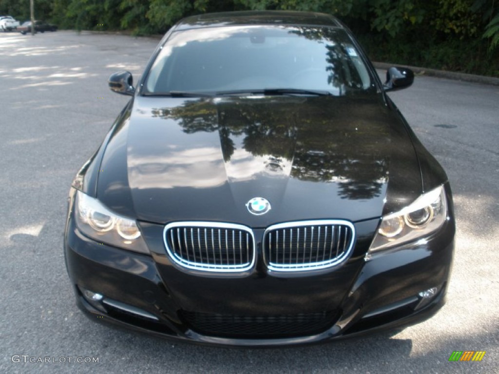 2010 3 Series 335i Sedan - Jet Black / Black photo #14