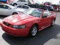 2004 Torch Red Ford Mustang V6 Convertible  photo #6