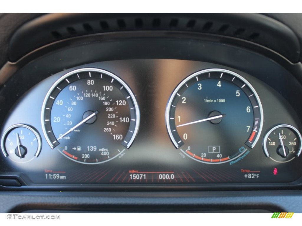 2011 BMW 5 Series 535i Gran Turismo Gauges Photo #52909092