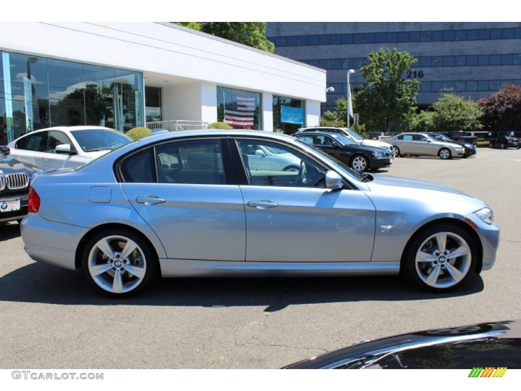 2011 3 Series 335i xDrive Sedan - Blue Water Metallic / Gray Dakota Leather photo #4