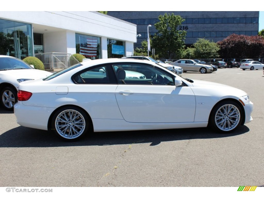 2011 3 Series 335i Coupe - Alpine White / Saddle Brown Dakota Leather photo #4