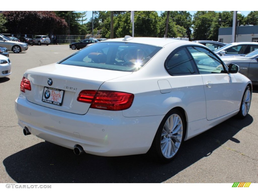 2011 3 Series 335i Coupe - Alpine White / Saddle Brown Dakota Leather photo #5