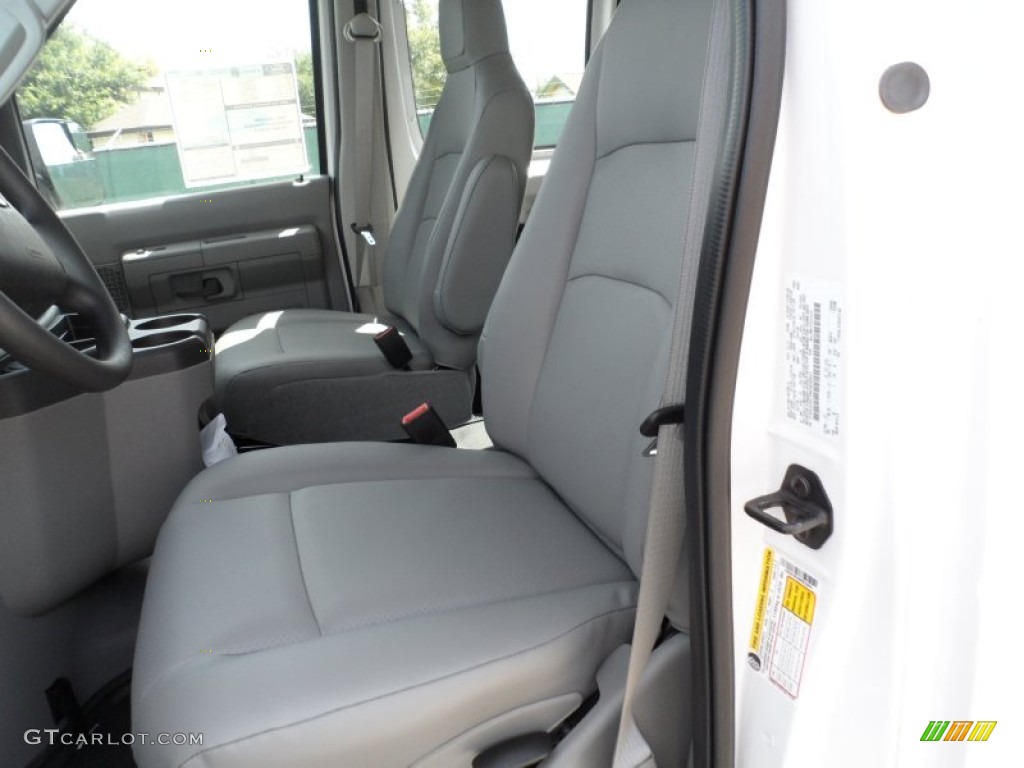Medium Flint Interior 2011 Ford E Series Van E350 XL Extended Passenger Photo #52909833
