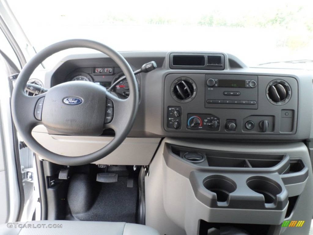 2011 Ford E Series Van E350 XL Extended Passenger Medium Flint Dashboard Photo #52909848