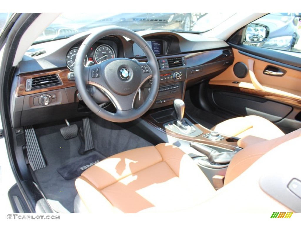 2011 3 Series 335i Coupe - Alpine White / Saddle Brown Dakota Leather photo #10