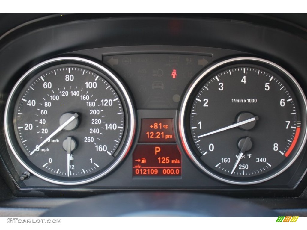 2011 BMW 3 Series 335i Coupe Gauges Photo #52910025