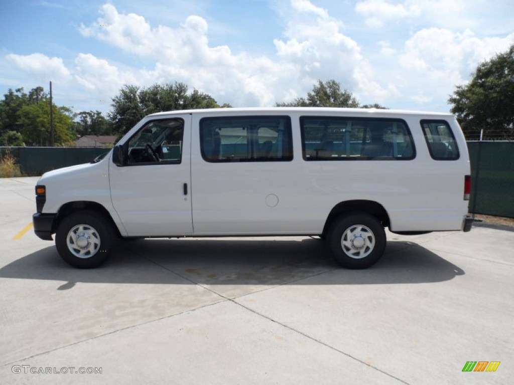 Oxford White 2011 Ford E Series Van E350 XL Extended Passenger Exterior Photo #52910040