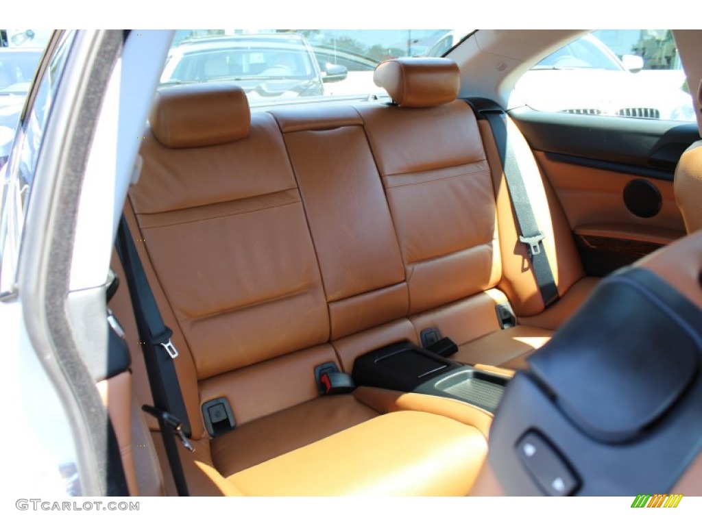 Saddle Brown Dakota Leather Interior 2011 BMW 3 Series 335i Coupe Photo #52910130