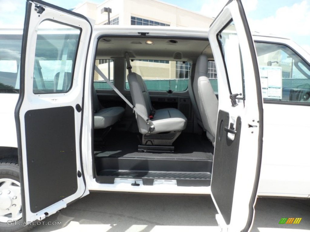 Medium Flint Interior 2011 Ford E Series Van E350 XL Extended Passenger Photo #52910271