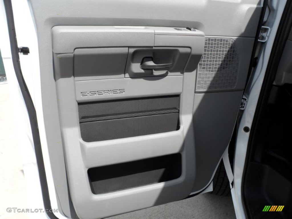 2011 Ford E Series Van E350 XL Extended Passenger Medium Flint Door Panel Photo #52910313
