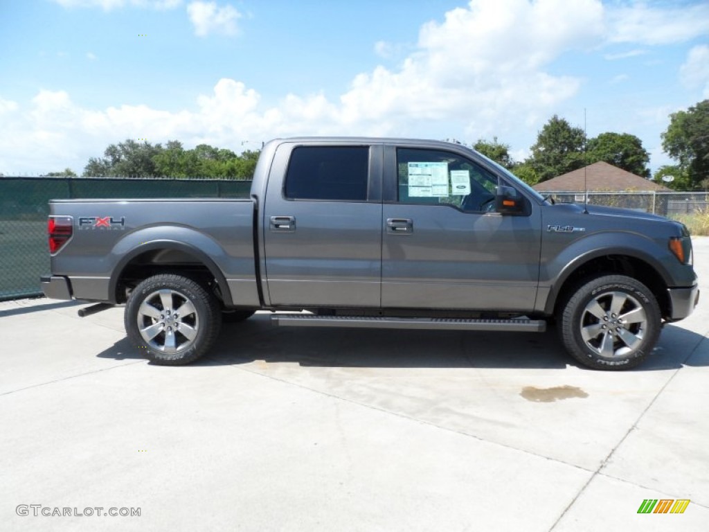 2011 F150 FX4 SuperCrew 4x4 - Sterling Grey Metallic / Black photo #2