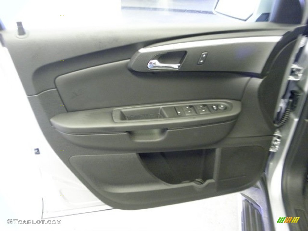 2012 Chevrolet Traverse LT Ebony Door Panel Photo #52911351