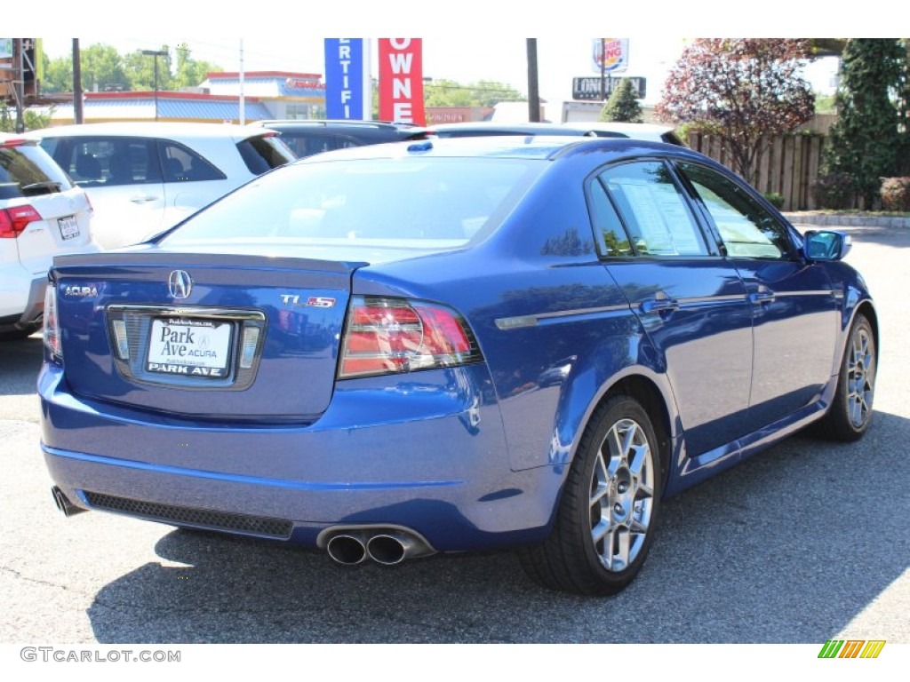 2008 TL 3.5 Type-S - Kinetic Blue Pearl / Ebony/Silver photo #3