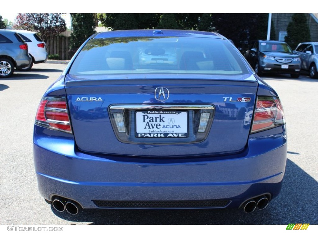 2008 TL 3.5 Type-S - Kinetic Blue Pearl / Ebony/Silver photo #4