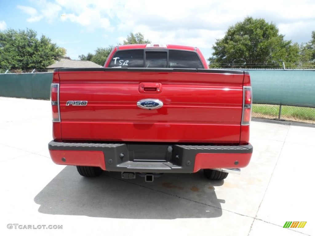 2011 F150 FX2 SuperCrew - Red Candy Metallic / Black photo #4