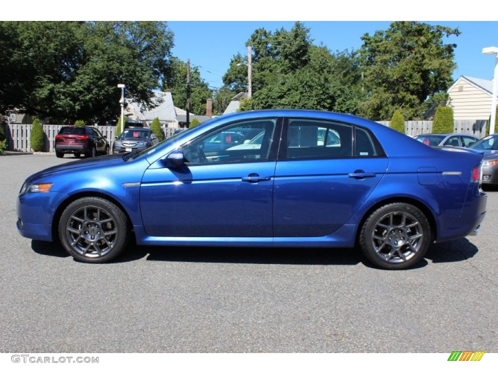2008 TL 3.5 Type-S - Kinetic Blue Pearl / Ebony/Silver photo #6