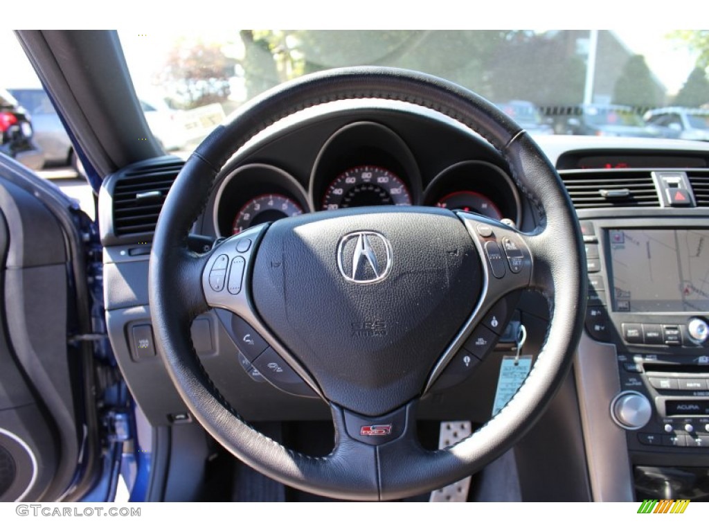 2008 TL 3.5 Type-S - Kinetic Blue Pearl / Ebony/Silver photo #14