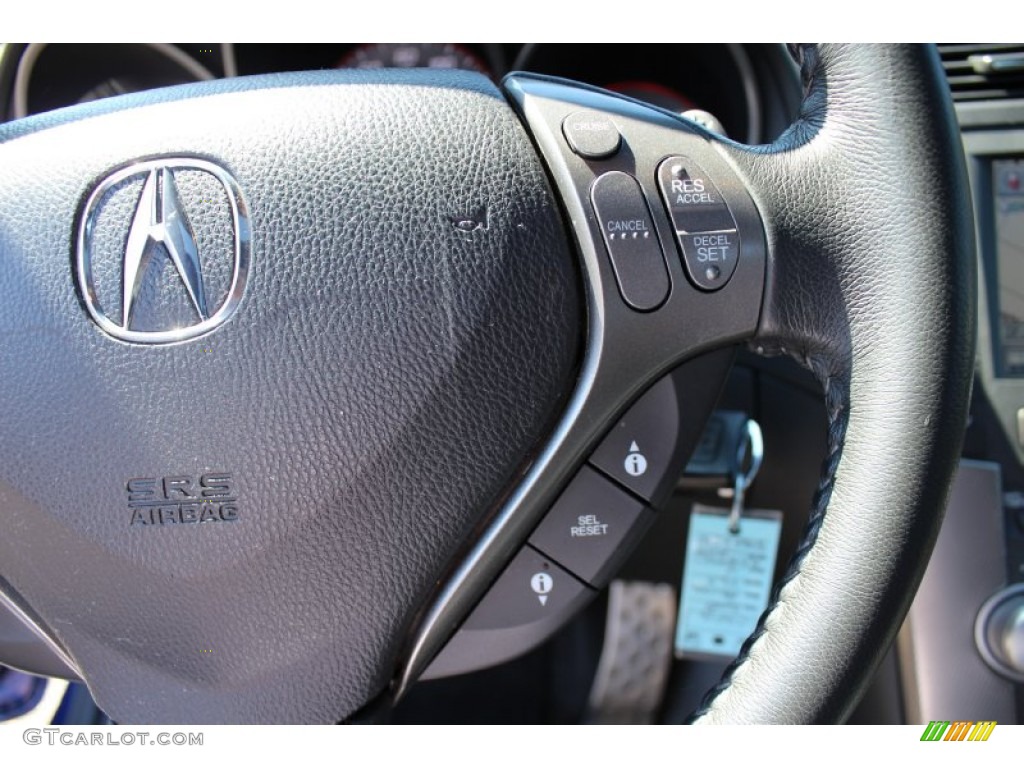 2008 TL 3.5 Type-S - Kinetic Blue Pearl / Ebony/Silver photo #16