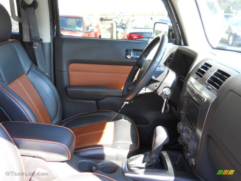 Ebony/Morocco Brown Interior 2009 Hummer H3 Standard H3 Model Photo #52911822