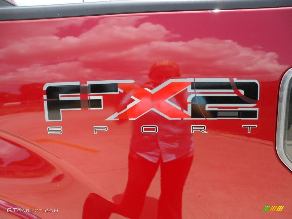 2011 F150 FX2 SuperCrew - Red Candy Metallic / Black photo #19