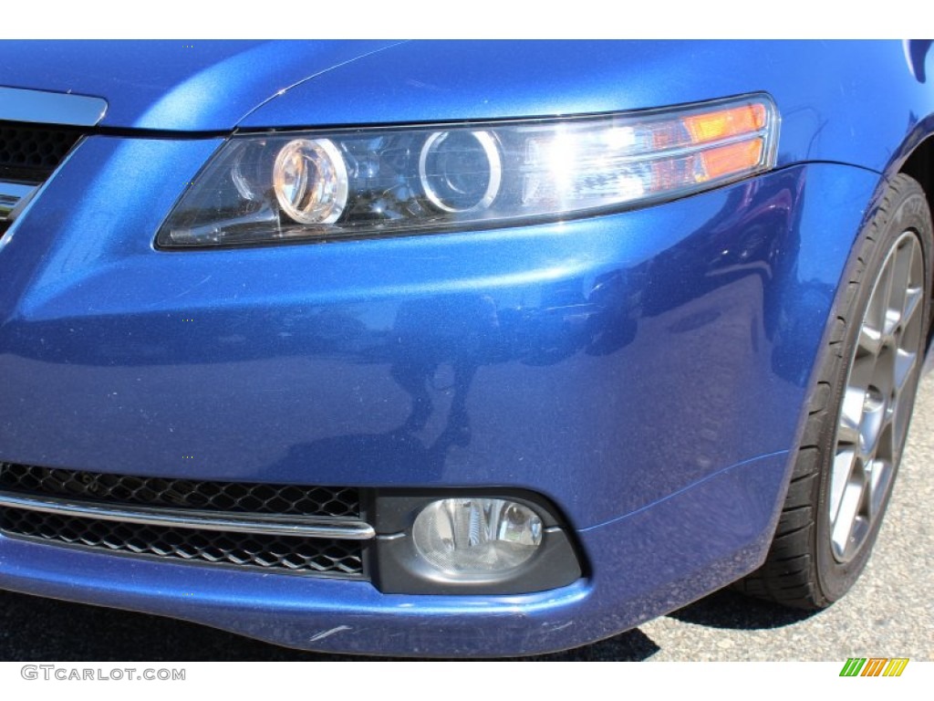 2008 TL 3.5 Type-S - Kinetic Blue Pearl / Ebony/Silver photo #28