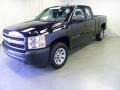 2008 Dark Blue Metallic Chevrolet Silverado 1500 Work Truck Extended Cab  photo #3