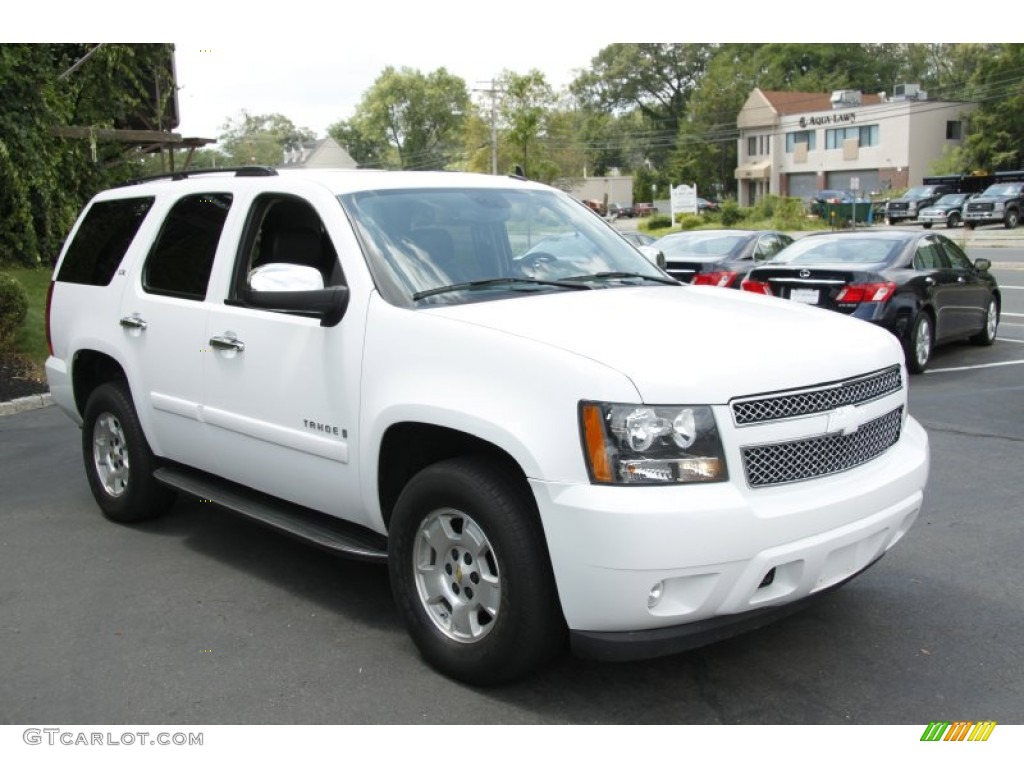 Summit White 2007 Chevrolet Tahoe LTZ 4x4 Exterior Photo #52913814