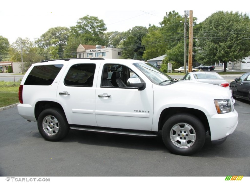 Summit White 2007 Chevrolet Tahoe LTZ 4x4 Exterior Photo #52913835