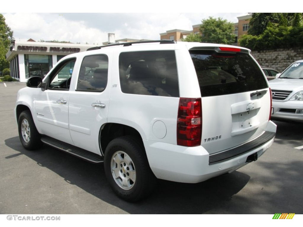2007 Tahoe LTZ 4x4 - Summit White / Ebony photo #10