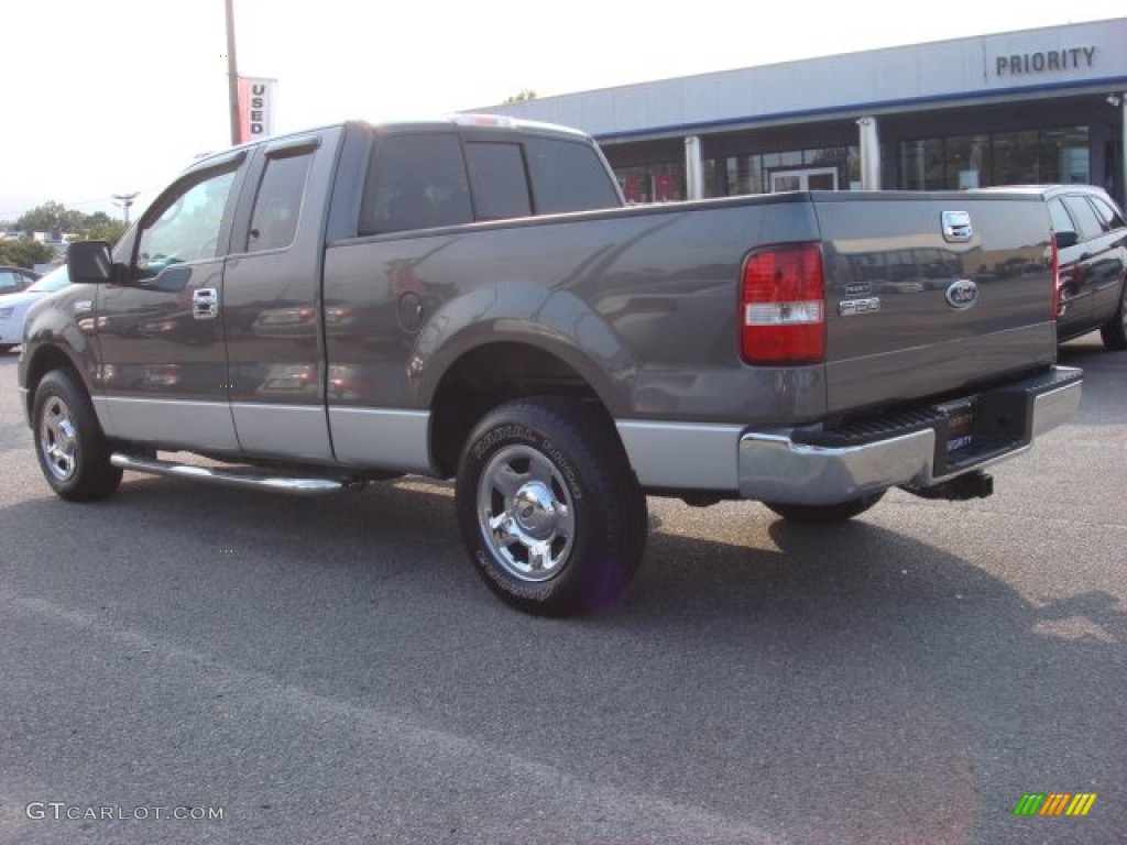 2005 F150 XLT SuperCab - Dark Shadow Grey Metallic / Medium Flint Grey photo #3
