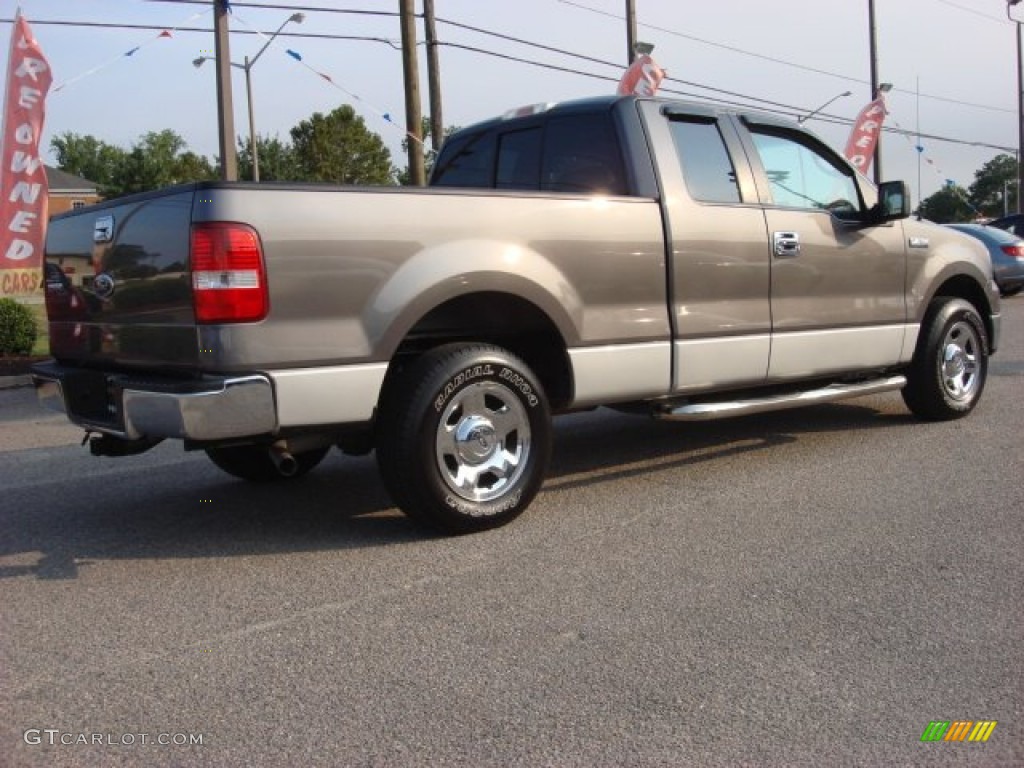 2005 F150 XLT SuperCab - Dark Shadow Grey Metallic / Medium Flint Grey photo #4
