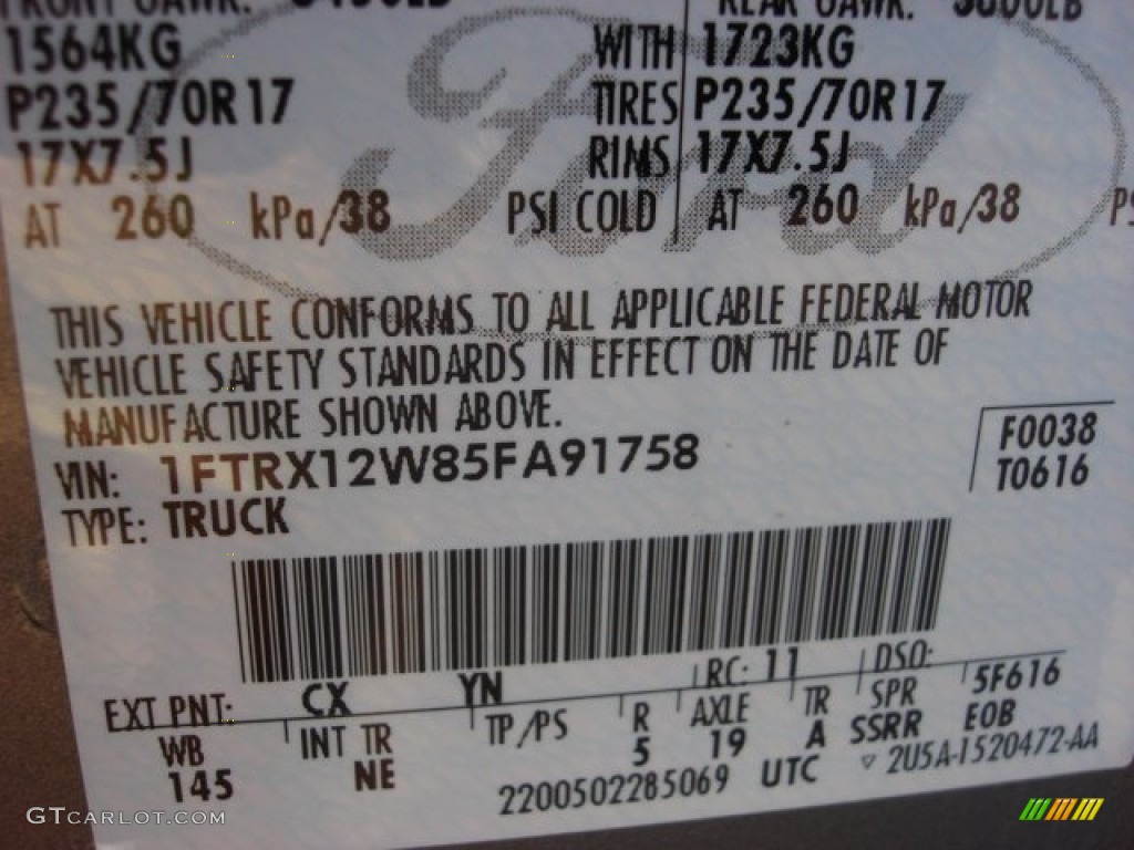 2005 F150 XLT SuperCab - Dark Shadow Grey Metallic / Medium Flint Grey photo #18