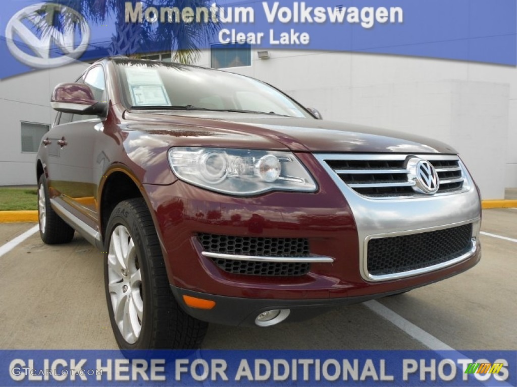 2008 Touareg 2 V8 - Cranberry Red Metallic / Pure Beige photo #1